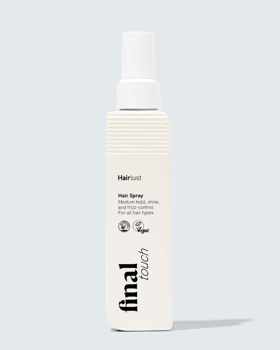 sjælden bestå Proportional Final Touch Hair Spray | 150 ml | Økologisk hårspray med aloe vera–Hairlust